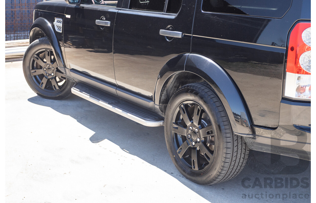 3/2011 Land Rover Discovery 4 TDV6 (4x4) MY11 4D Wagon Santorini Black Turbo Diesel 2.7L - 7 seater