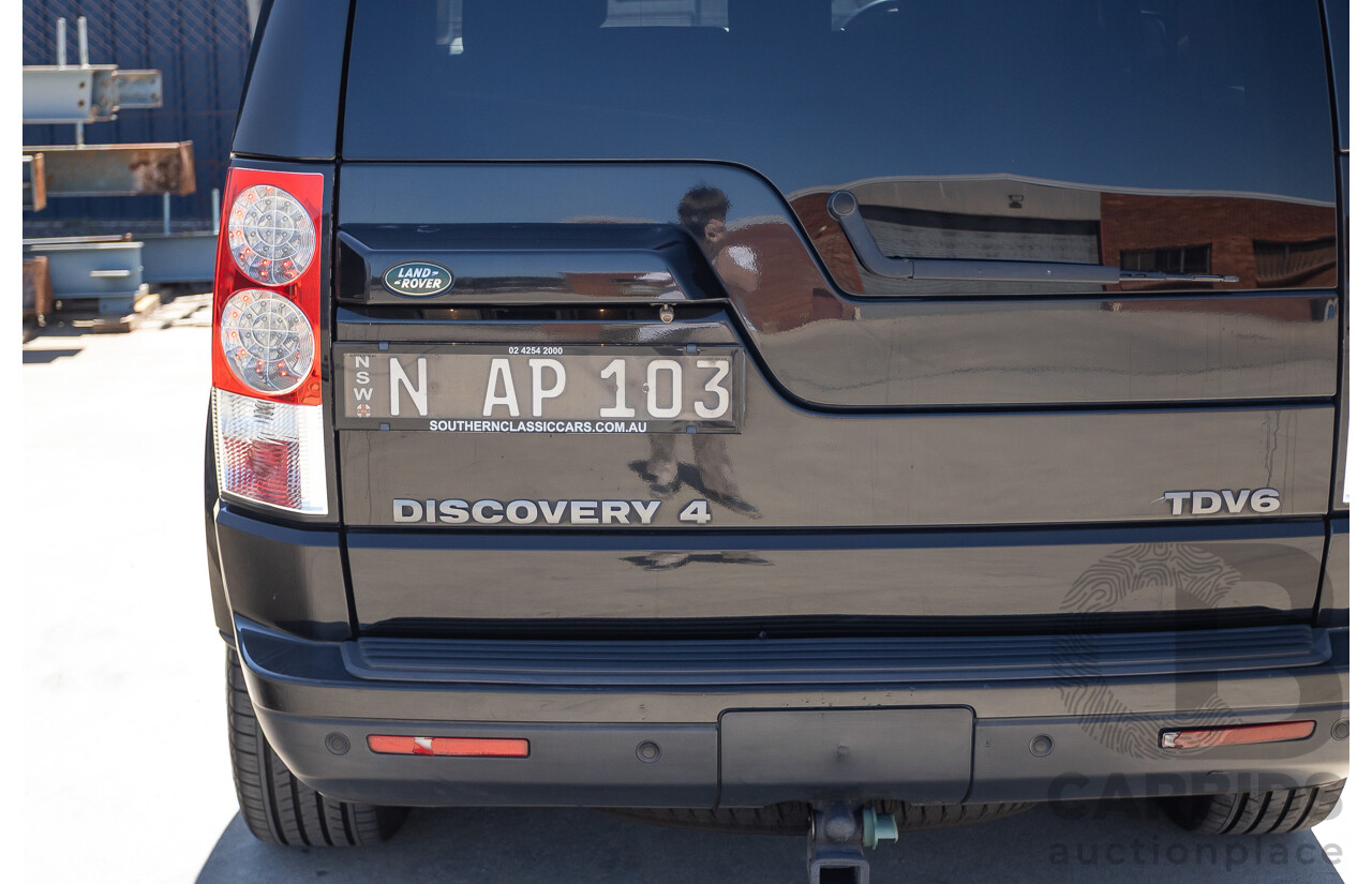 3/2011 Land Rover Discovery 4 TDV6 (4x4) MY11 4D Wagon Santorini Black Turbo Diesel 2.7L - 7 seater