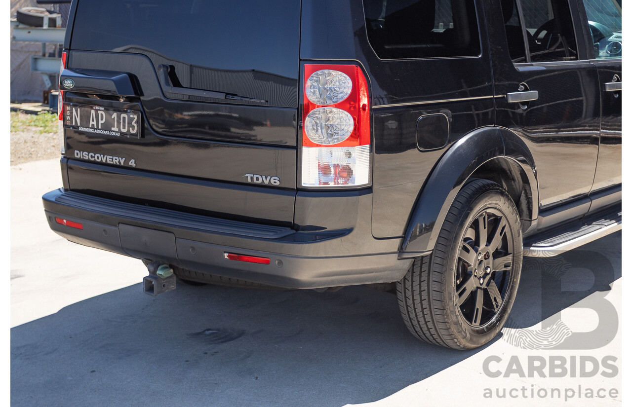 3/2011 Land Rover Discovery 4 TDV6 (4x4) MY11 4D Wagon Santorini Black Turbo Diesel 2.7L - 7 seater