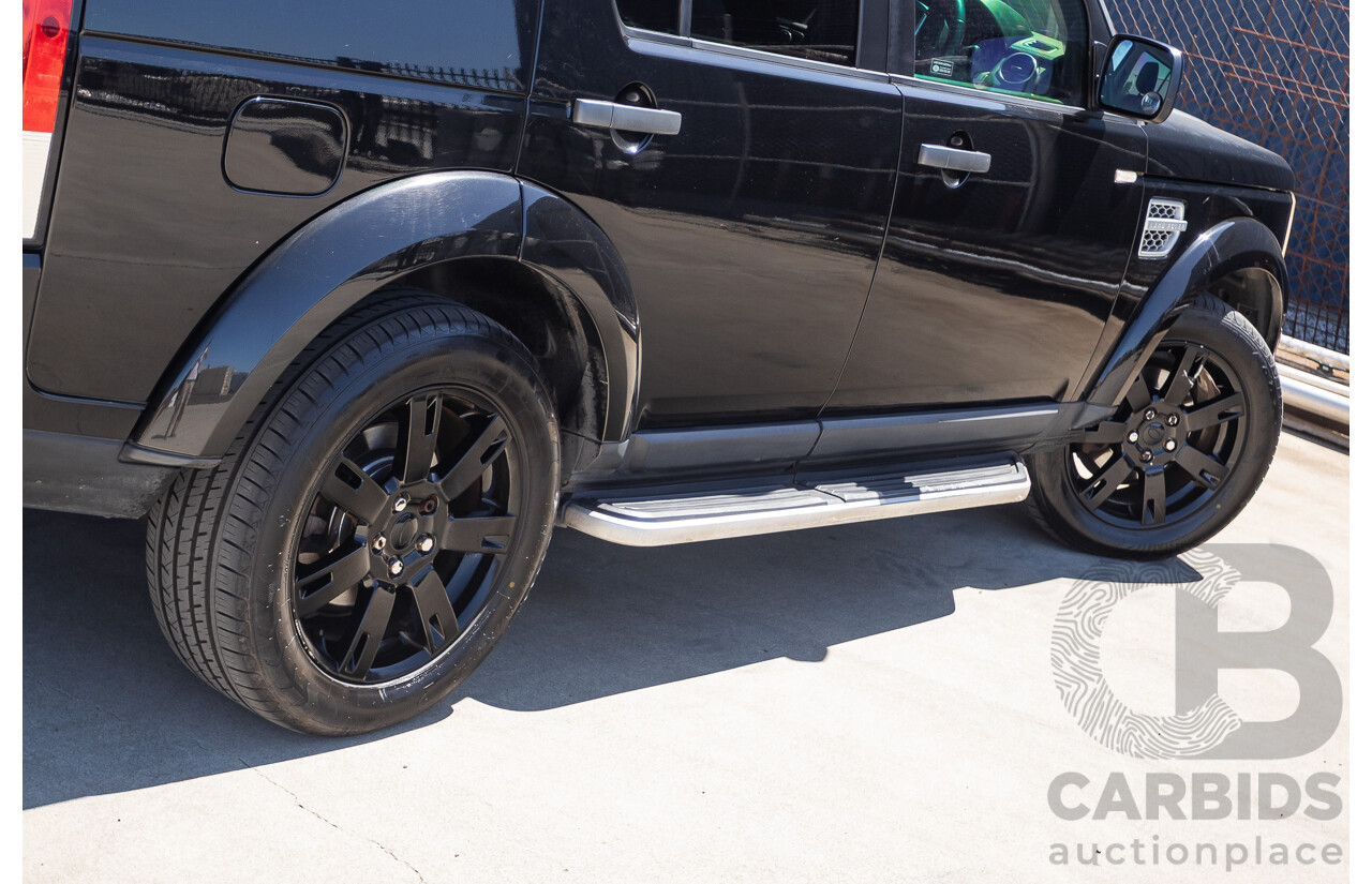 3/2011 Land Rover Discovery 4 TDV6 (4x4) MY11 4D Wagon Santorini Black Turbo Diesel 2.7L - 7 seater