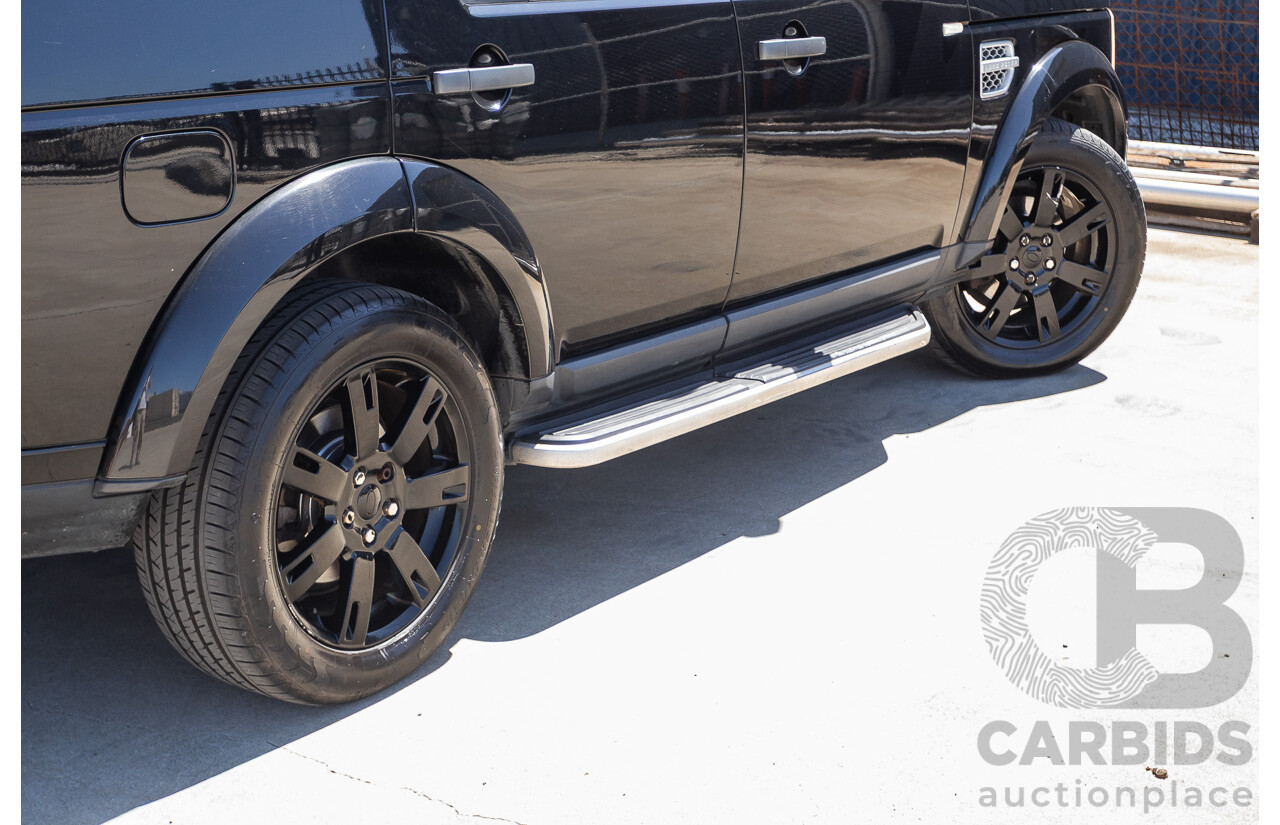 3/2011 Land Rover Discovery 4 TDV6 (4x4) MY11 4D Wagon Santorini Black Turbo Diesel 2.7L - 7 seater