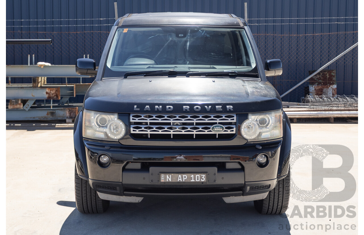 3/2011 Land Rover Discovery 4 TDV6 (4x4) MY11 4D Wagon Santorini Black Turbo Diesel 2.7L - 7 seater