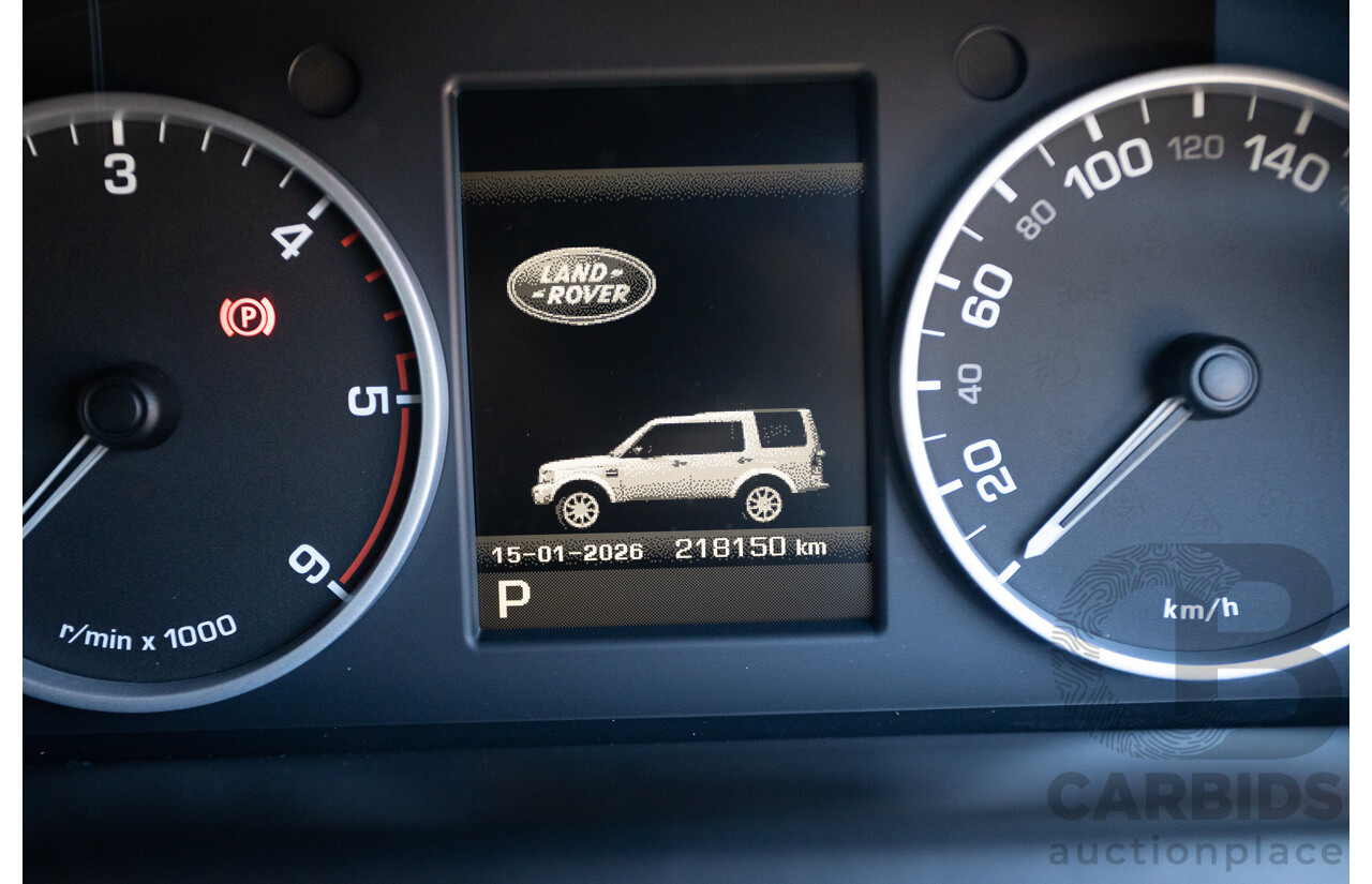 3/2011 Land Rover Discovery 4 TDV6 (4x4) MY11 4D Wagon Santorini Black Turbo Diesel 2.7L - 7 seater