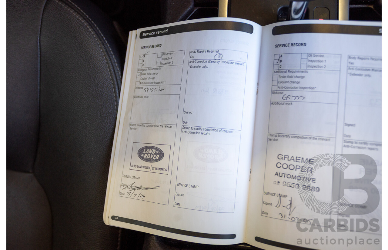 3/2011 Land Rover Discovery 4 TDV6 (4x4) MY11 4D Wagon Santorini Black Turbo Diesel 2.7L - 7 seater