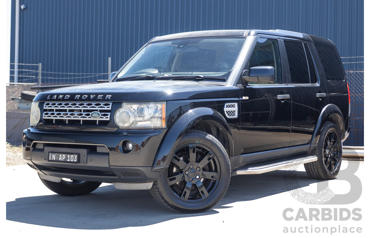 3/2011 Land Rover Discovery 4 TDV6 (4x4) MY11 4D Wagon Santorini Black Turbo Diesel 2.7L - 7 seater