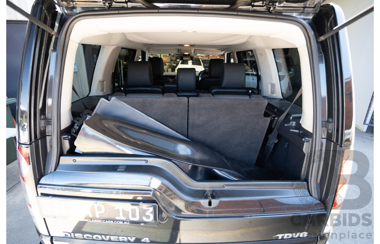 3/2011 Land Rover Discovery 4 TDV6 (4x4) MY11 4D Wagon Santorini Black Turbo Diesel 2.7L - 7 seater