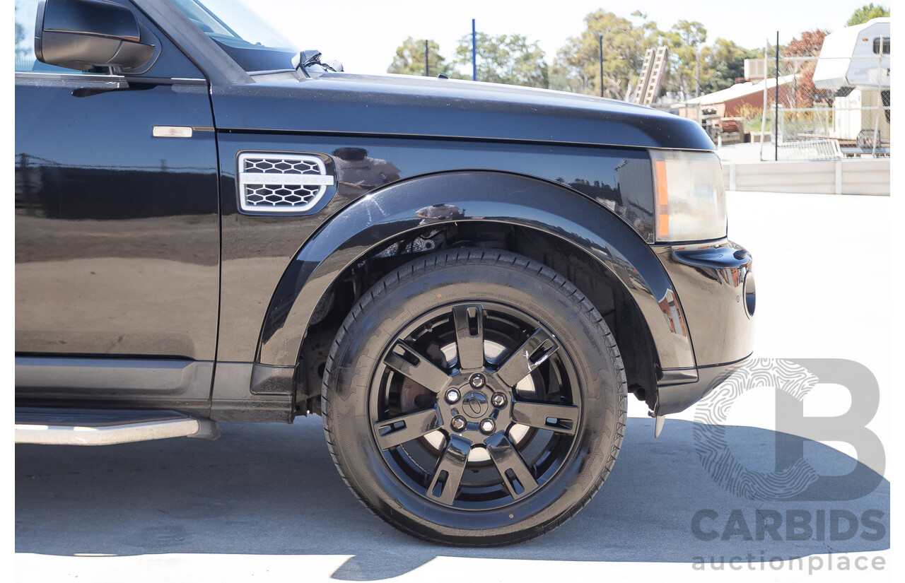 3/2011 Land Rover Discovery 4 TDV6 (4x4) MY11 4D Wagon Santorini Black Turbo Diesel 2.7L - 7 seater