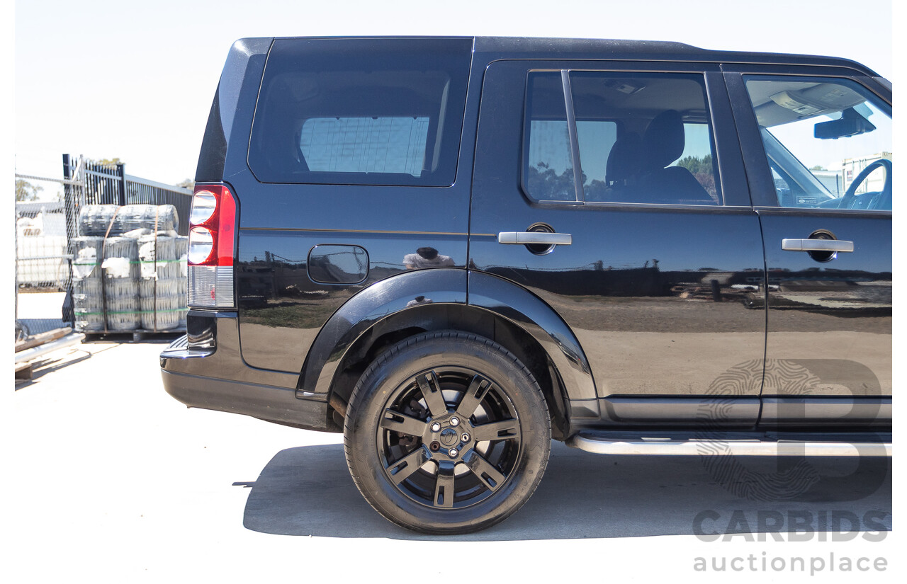 3/2011 Land Rover Discovery 4 TDV6 (4x4) MY11 4D Wagon Santorini Black Turbo Diesel 2.7L - 7 seater