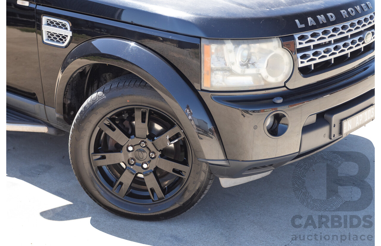 3/2011 Land Rover Discovery 4 TDV6 (4x4) MY11 4D Wagon Santorini Black Turbo Diesel 2.7L - 7 seater