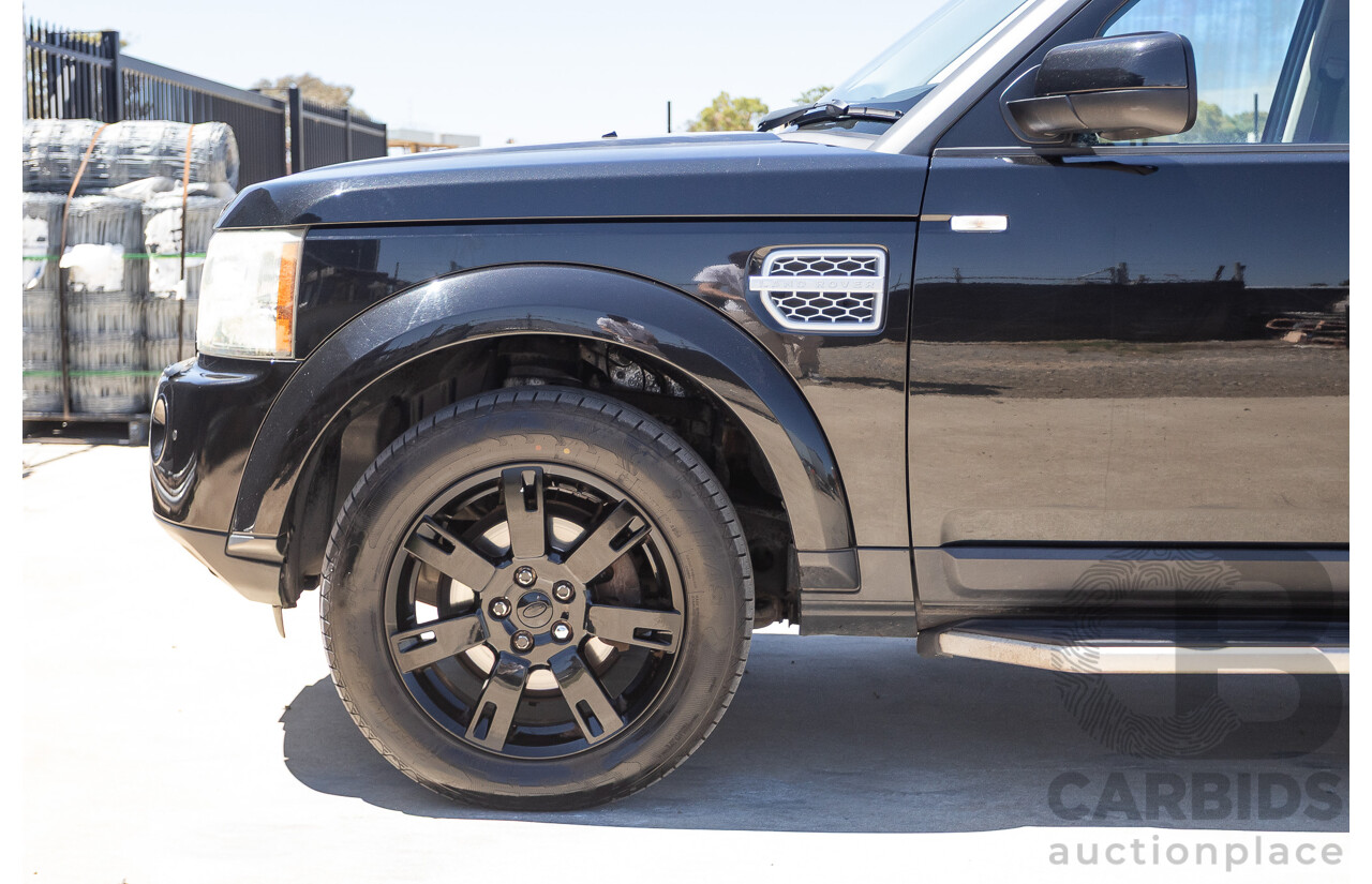 3/2011 Land Rover Discovery 4 TDV6 (4x4) MY11 4D Wagon Santorini Black Turbo Diesel 2.7L - 7 seater