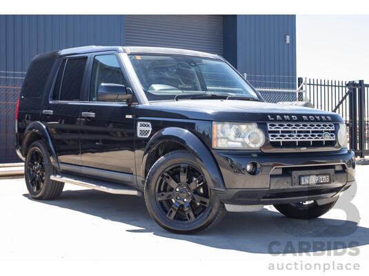 3/2011 Land Rover Discovery 4 TDV6 (4x4) MY11 4D Wagon Santorini Black Turbo Diesel 2.7L - 7 seater