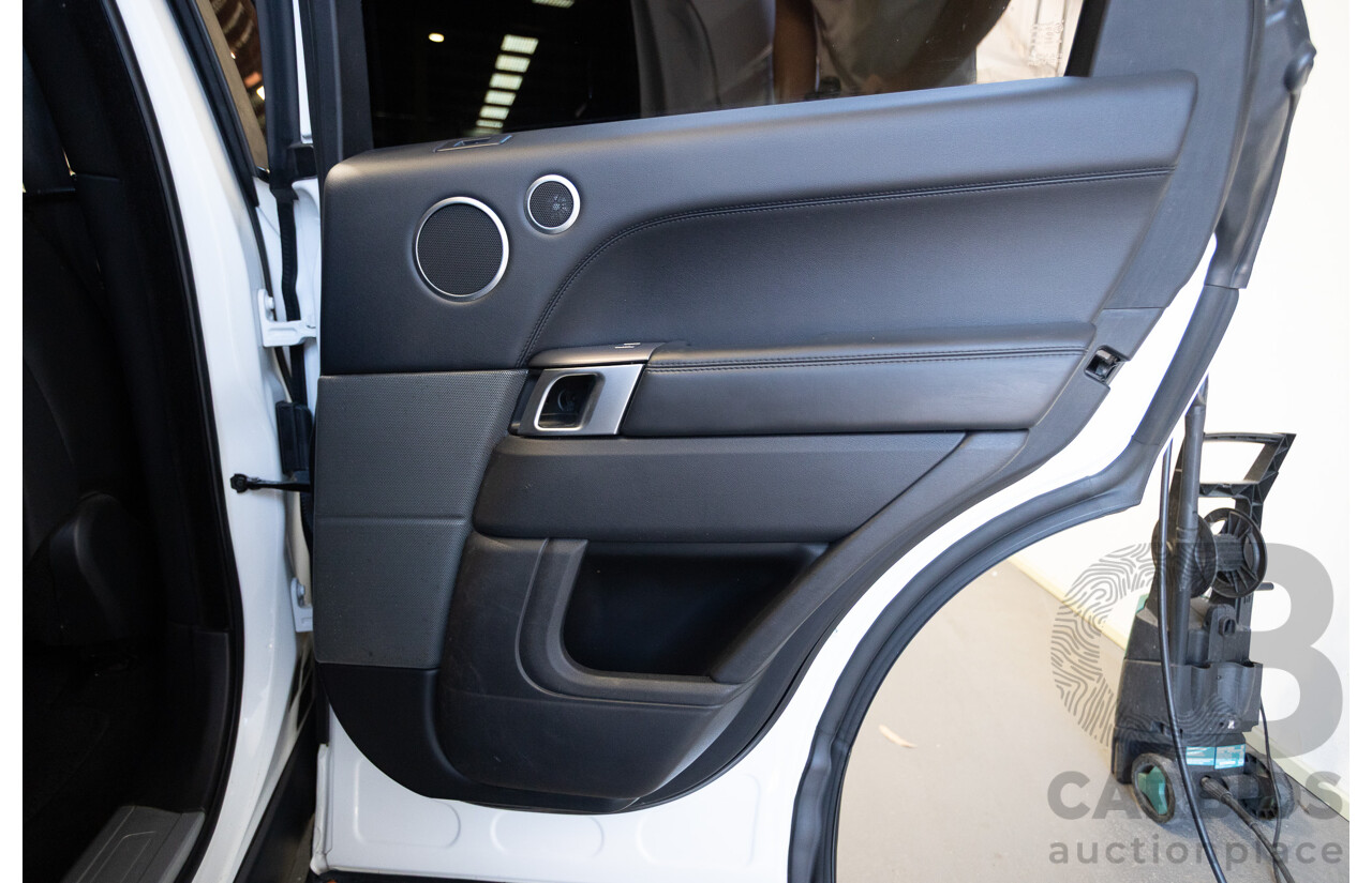 07/2016 Land Rover Range Rover Sport 3.0 SDV6 HSE Dynamic (AWD) LW MY16 4D Wagon Fuji White 3.0L