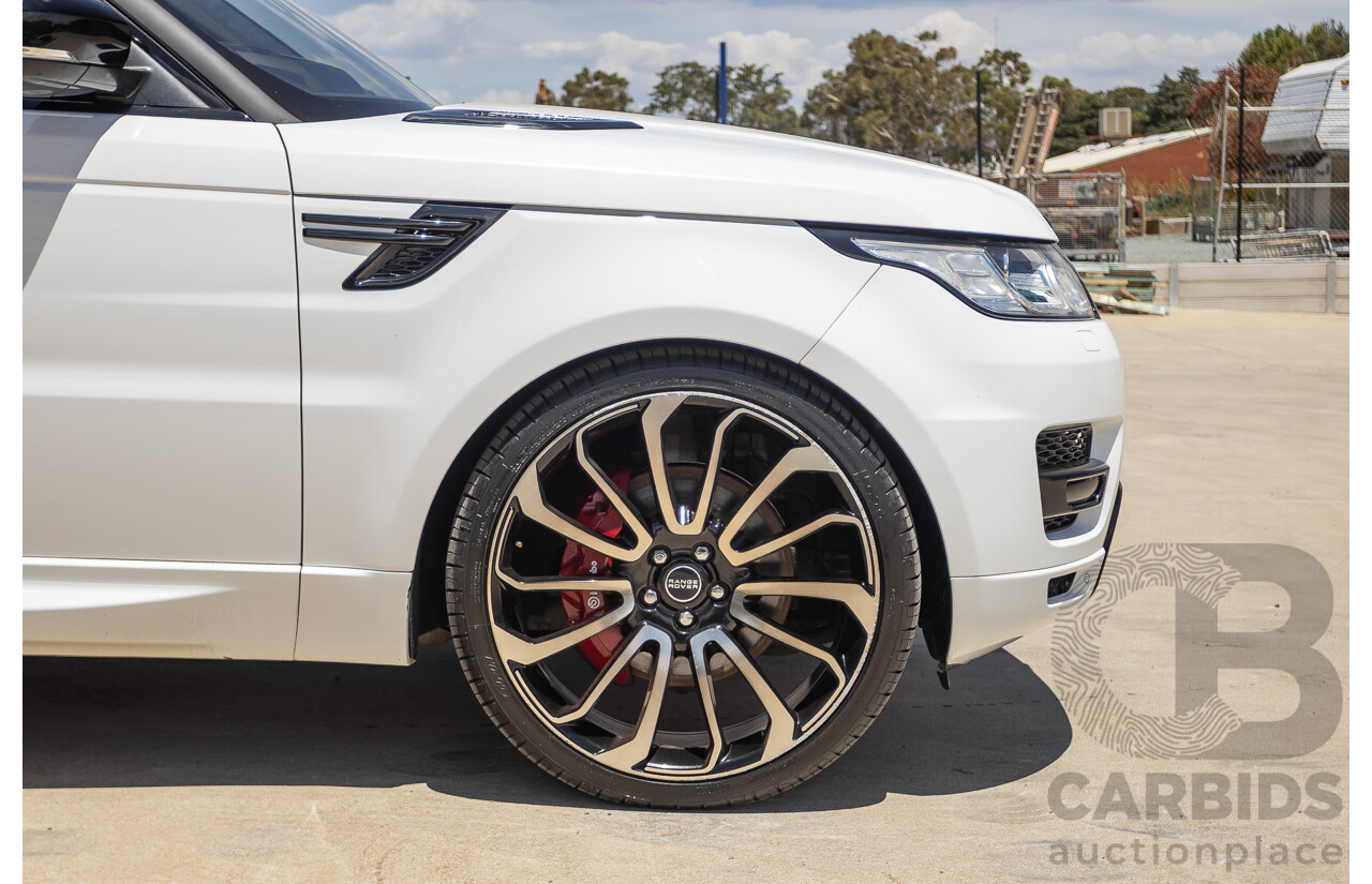 07/2016 Land Rover Range Rover Sport 3.0 SDV6 HSE Dynamic (AWD) LW MY16 4D Wagon Fuji White 3.0L