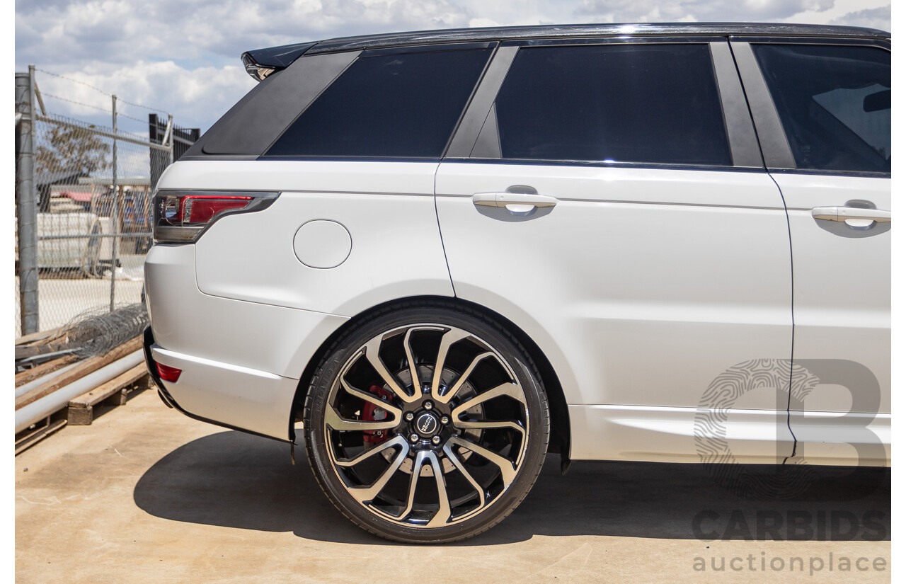 07/2016 Land Rover Range Rover Sport 3.0 SDV6 HSE Dynamic (AWD) LW MY16 4D Wagon Fuji White 3.0L