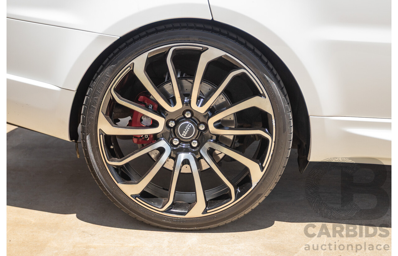 07/2016 Land Rover Range Rover Sport 3.0 SDV6 HSE Dynamic (AWD) LW MY16 4D Wagon Fuji White 3.0L