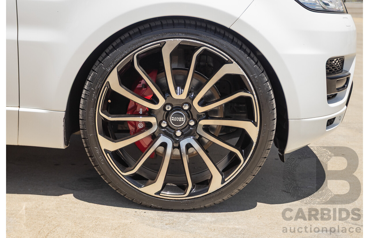 07/2016 Land Rover Range Rover Sport 3.0 SDV6 HSE Dynamic (AWD) LW MY16 4D Wagon Fuji White 3.0L