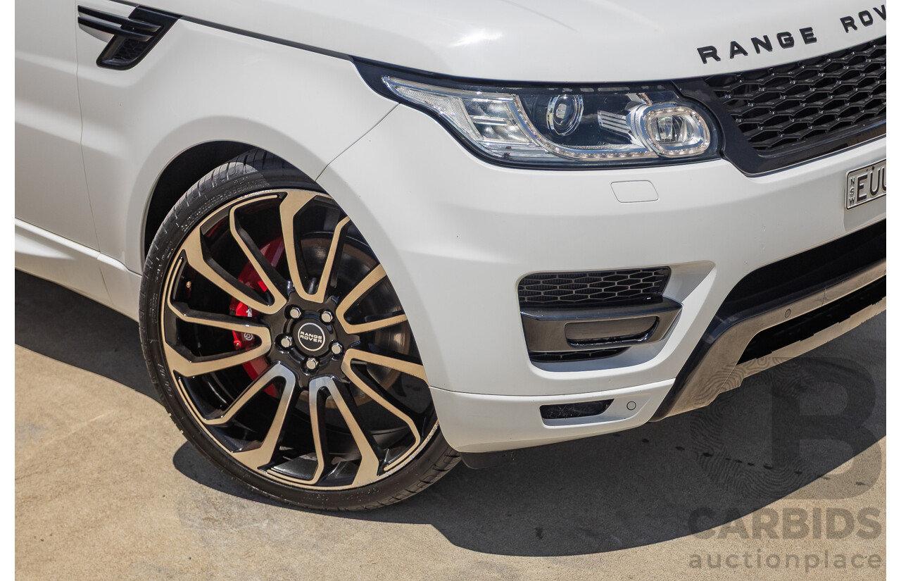 07/2016 Land Rover Range Rover Sport 3.0 SDV6 HSE Dynamic (AWD) LW MY16 4D Wagon Fuji White 3.0L