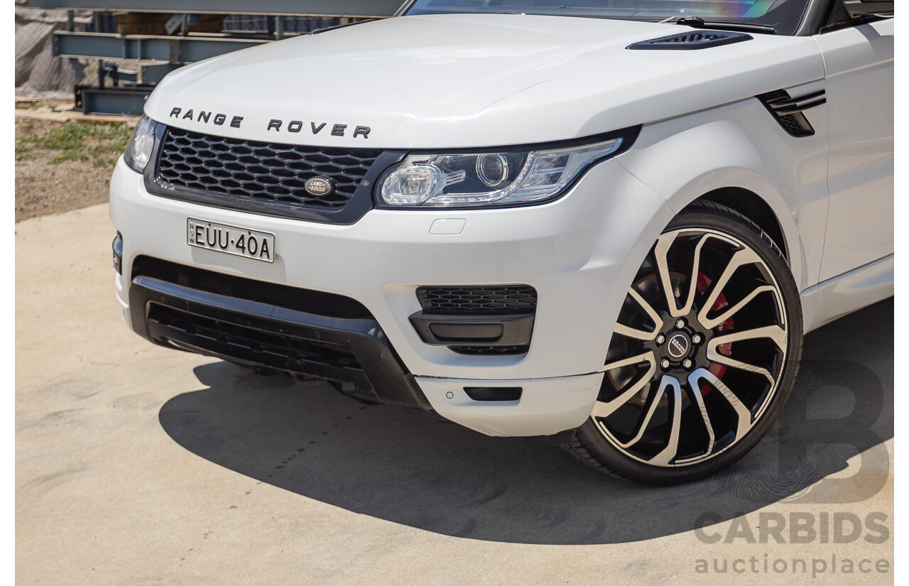 07/2016 Land Rover Range Rover Sport 3.0 SDV6 HSE Dynamic (AWD) LW MY16 4D Wagon Fuji White 3.0L