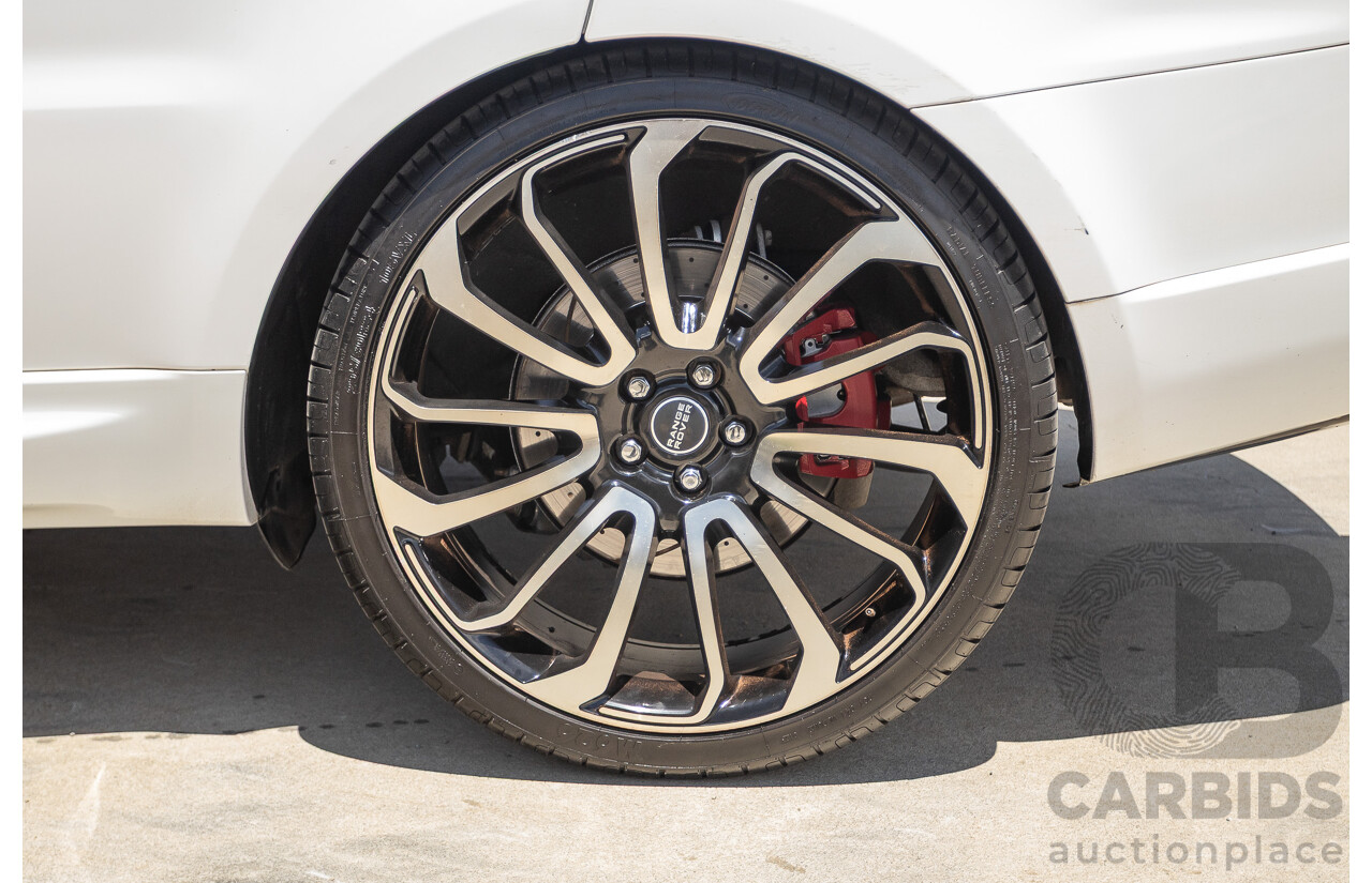 07/2016 Land Rover Range Rover Sport 3.0 SDV6 HSE Dynamic (AWD) LW MY16 4D Wagon Fuji White 3.0L