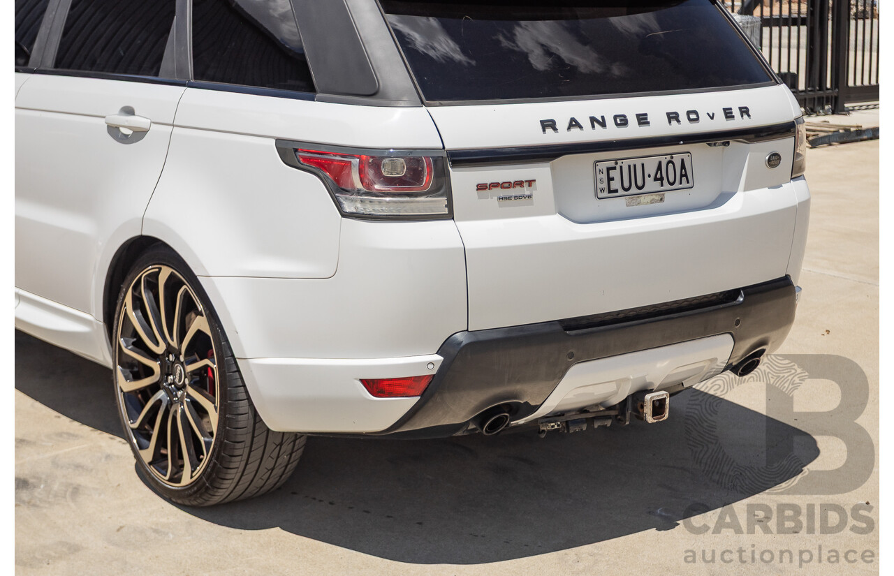 07/2016 Land Rover Range Rover Sport 3.0 SDV6 HSE Dynamic (AWD) LW MY16 4D Wagon Fuji White 3.0L