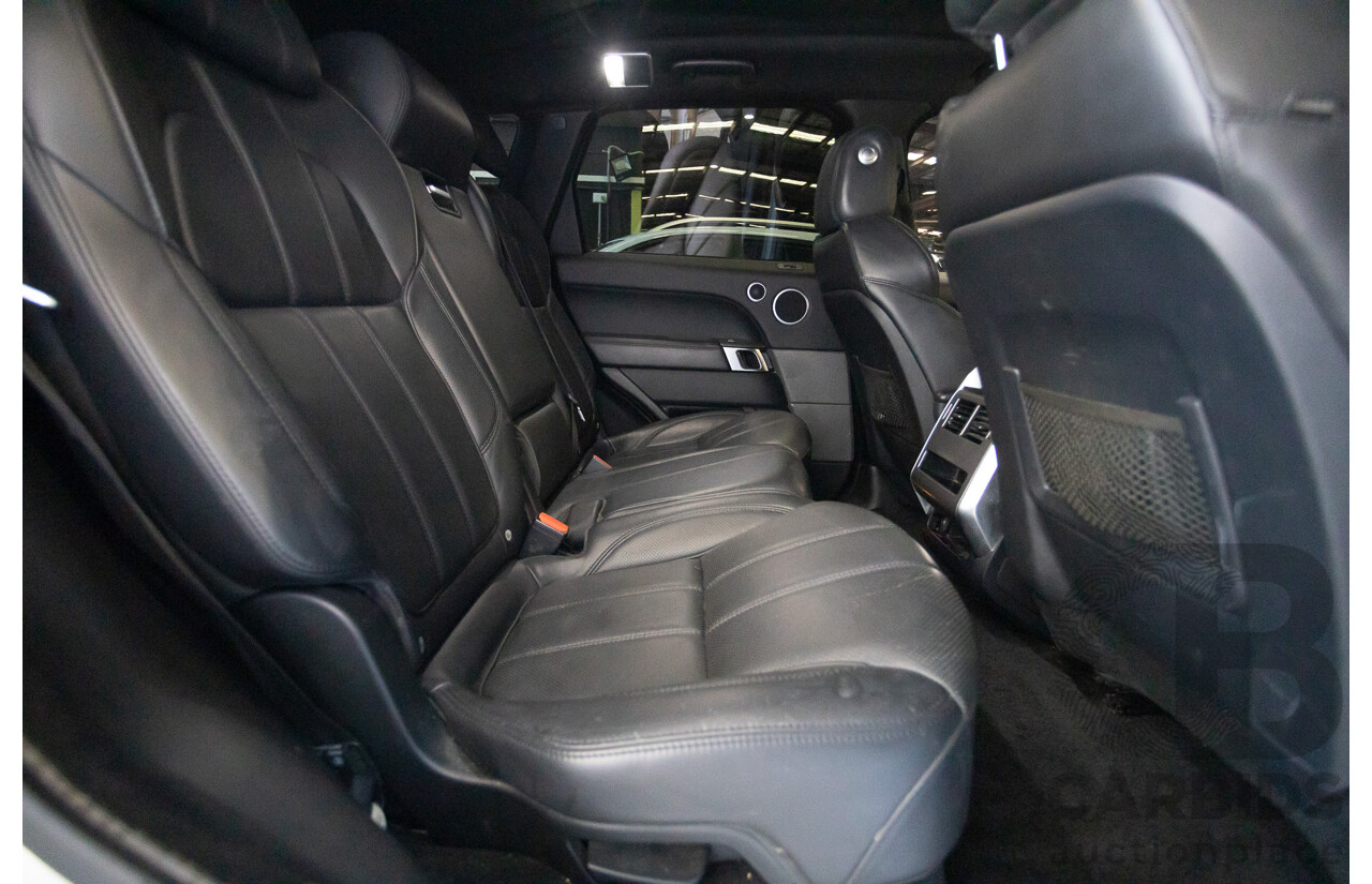07/2016 Land Rover Range Rover Sport 3.0 SDV6 HSE Dynamic (AWD) LW MY16 4D Wagon Fuji White 3.0L