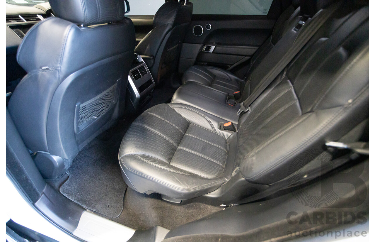 07/2016 Land Rover Range Rover Sport 3.0 SDV6 HSE Dynamic (AWD) LW MY16 4D Wagon Fuji White 3.0L