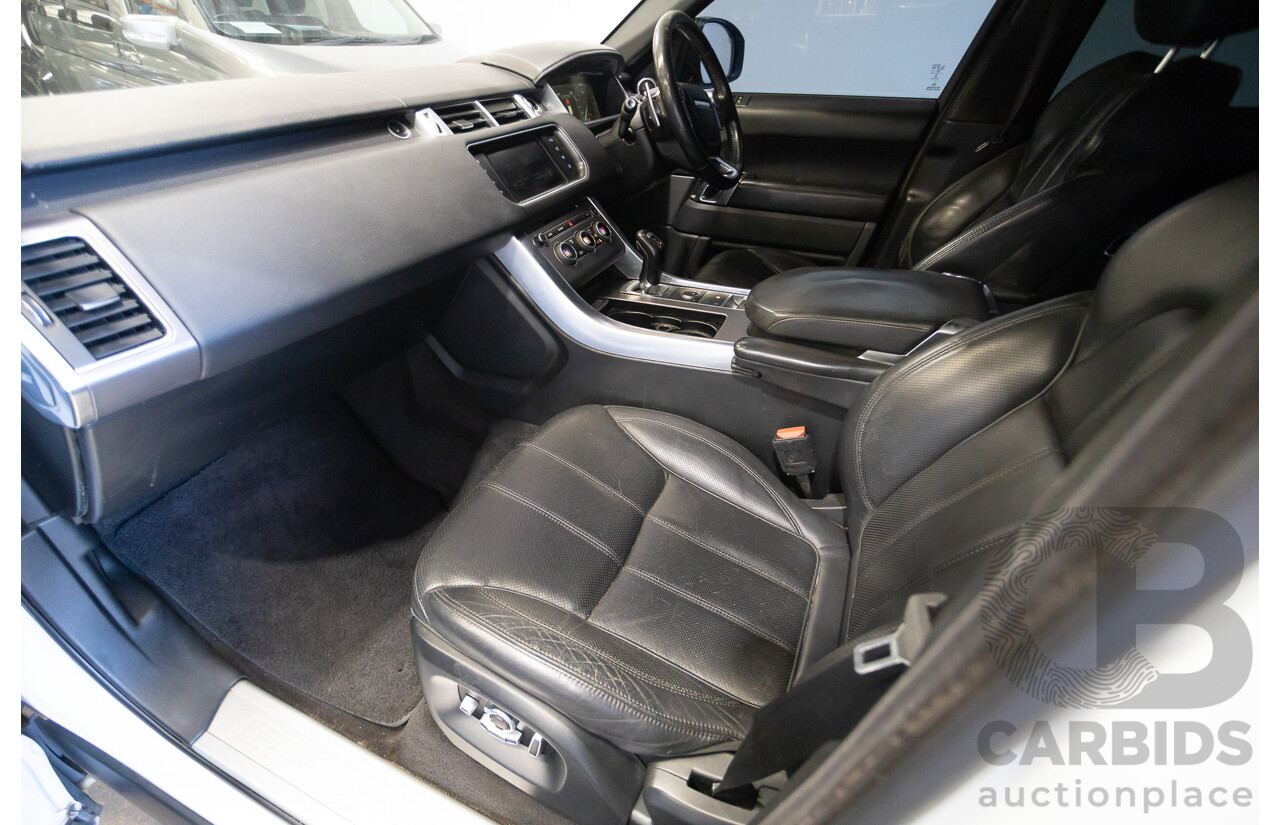 07/2016 Land Rover Range Rover Sport 3.0 SDV6 HSE Dynamic (AWD) LW MY16 4D Wagon Fuji White 3.0L