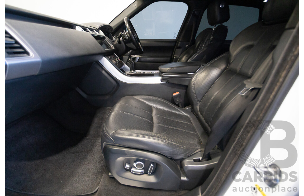 07/2016 Land Rover Range Rover Sport 3.0 SDV6 HSE Dynamic (AWD) LW MY16 4D Wagon Fuji White 3.0L