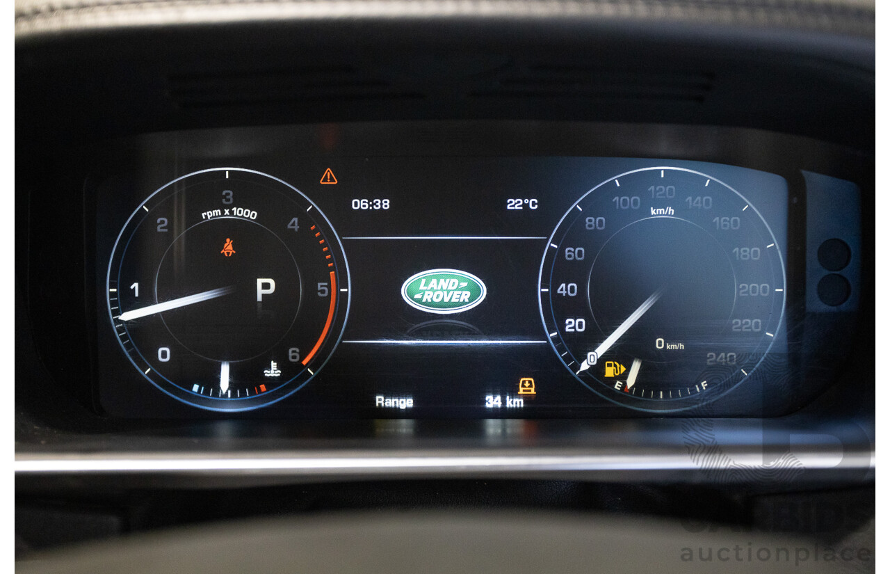 07/2016 Land Rover Range Rover Sport 3.0 SDV6 HSE Dynamic (AWD) LW MY16 4D Wagon Fuji White 3.0L
