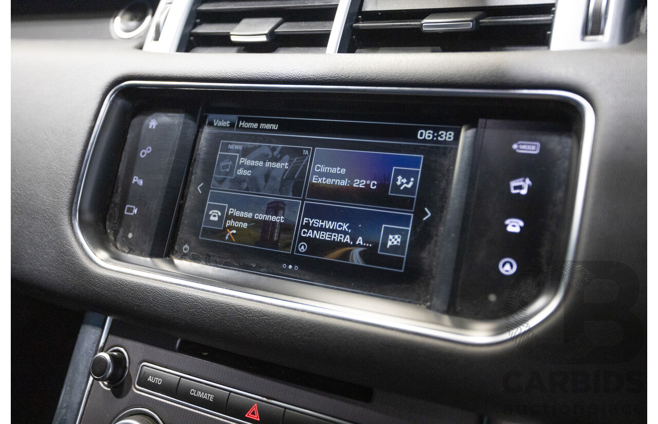 07/2016 Land Rover Range Rover Sport 3.0 SDV6 HSE Dynamic (AWD) LW MY16 4D Wagon Fuji White 3.0L