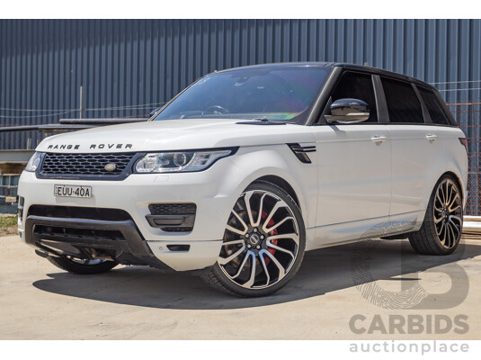 07/2016 Land Rover Range Rover Sport 3.0 SDV6 HSE Dynamic (AWD) LW MY16 4D Wagon Fuji White 3.0L