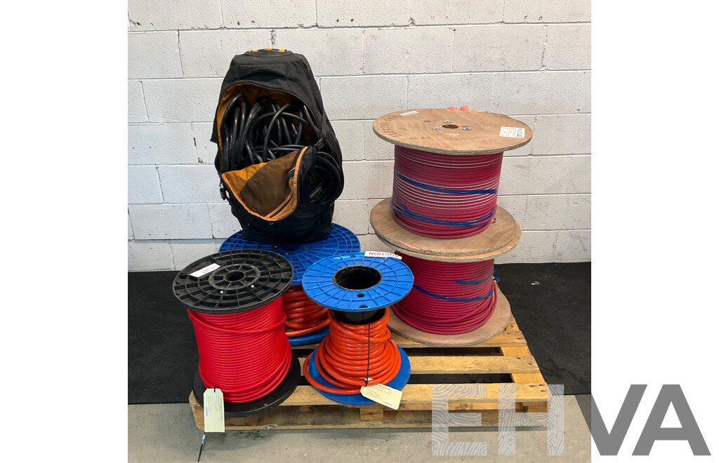 5 Rolls with 1 Full Bag of Electric Cable