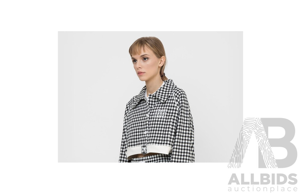 Jacket in Pattern with Logo - Size L  - Branded MIU MIU