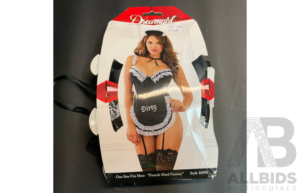 Dreamgirl French Maid Fantasy Custome