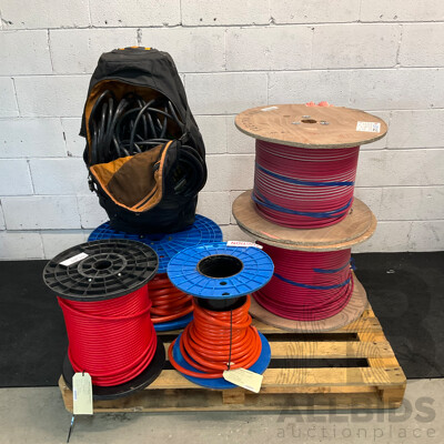 5 Rolls with 1 Full Bag of Electric Cable