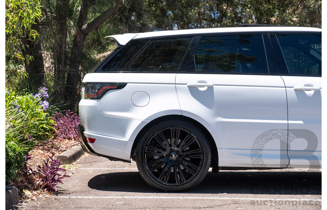 09/2020 Land Rover Range Rover Sport SDV6 HSE Dynamic (225kW AWD) L494 MY20.5 4d Wagon Fuji White Turbo Diesel V6 3.0L - 7 Seater