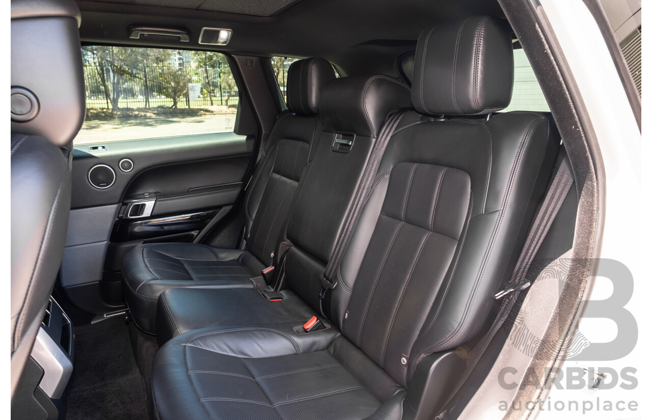09/2020 Land Rover Range Rover Sport SDV6 HSE Dynamic (225kW AWD) L494 MY20.5 4d Wagon Fuji White Turbo Diesel V6 3.0L - 7 Seater