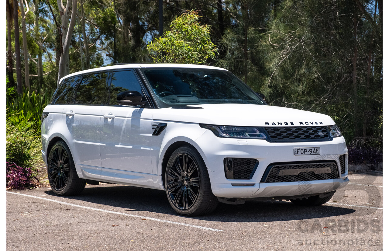 09/2020 Land Rover Range Rover Sport SDV6 HSE Dynamic (225kW AWD) L494 MY20.5 4d Wagon Fuji White Turbo Diesel V6 3.0L - 7 Seater