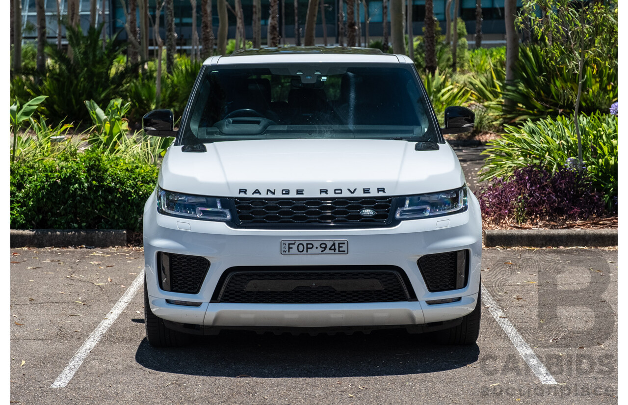 09/2020 Land Rover Range Rover Sport SDV6 HSE Dynamic (225kW AWD) L494 MY20.5 4d Wagon Fuji White Turbo Diesel V6 3.0L - 7 Seater