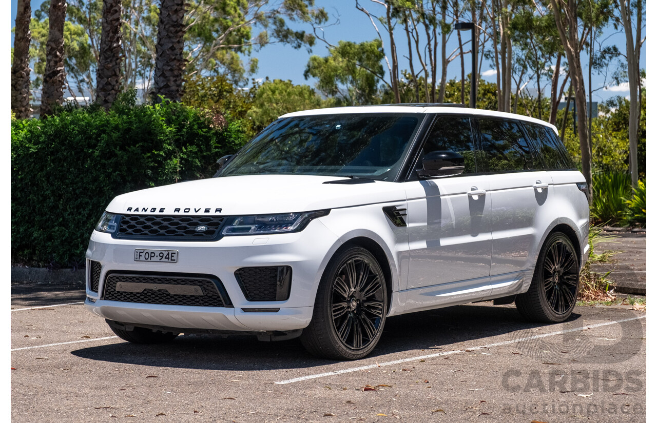09/2020 Land Rover Range Rover Sport SDV6 HSE Dynamic (225kW AWD) L494 MY20.5 4d Wagon Fuji White Turbo Diesel V6 3.0L - 7 Seater