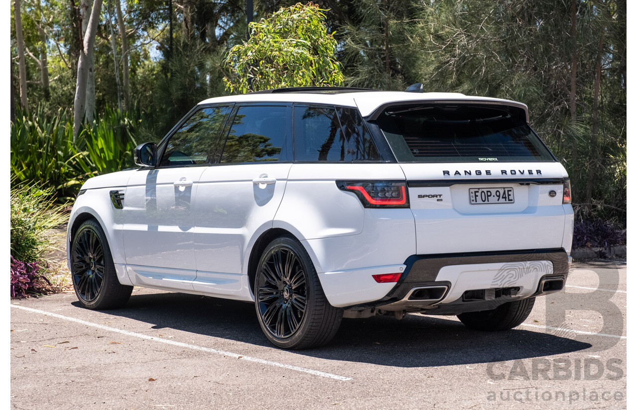 09/2020 Land Rover Range Rover Sport SDV6 HSE Dynamic (225kW AWD) L494 MY20.5 4d Wagon Fuji White Turbo Diesel V6 3.0L - 7 Seater