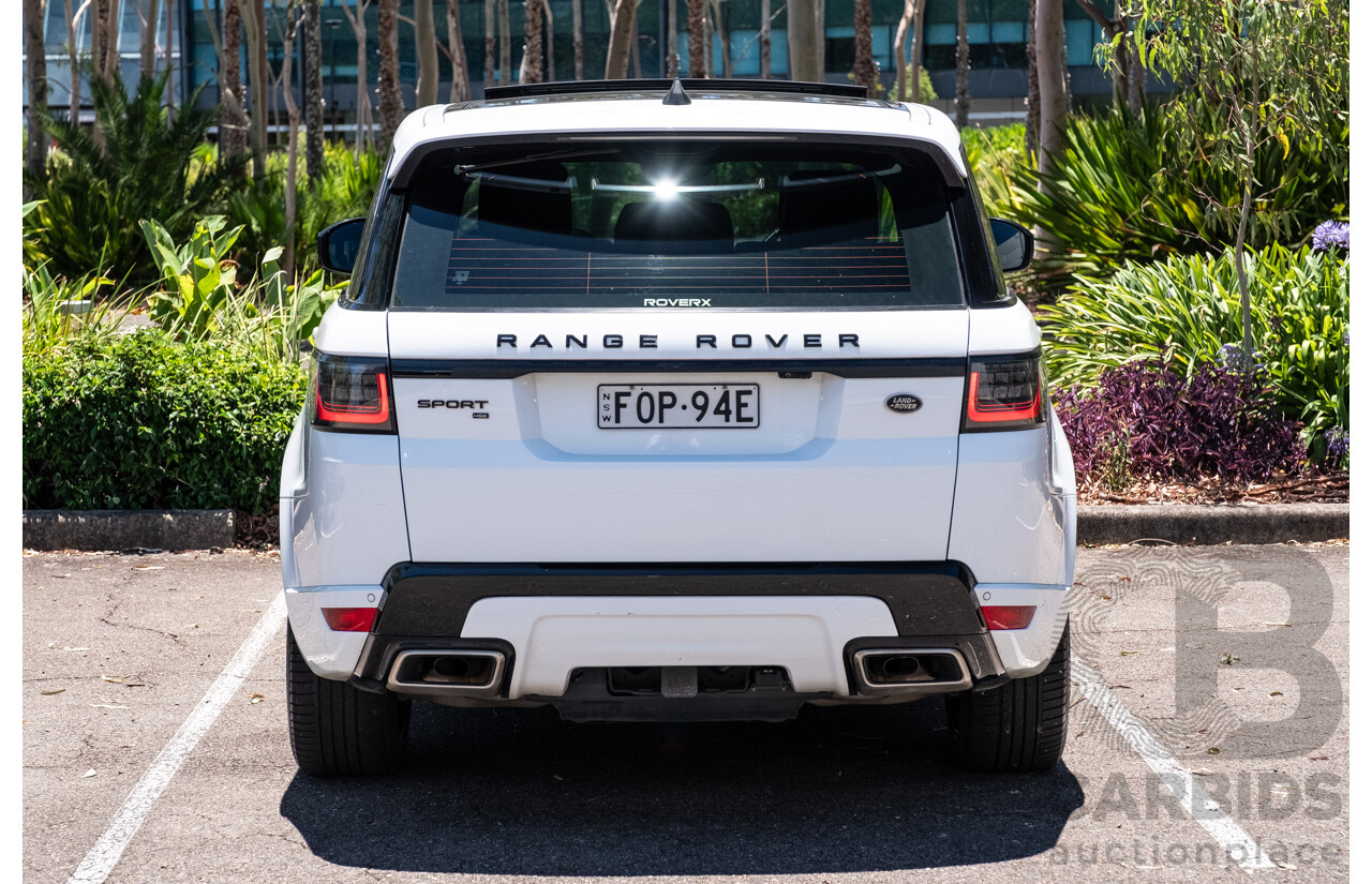 09/2020 Land Rover Range Rover Sport SDV6 HSE Dynamic (225kW AWD) L494 MY20.5 4d Wagon Fuji White Turbo Diesel V6 3.0L - 7 Seater