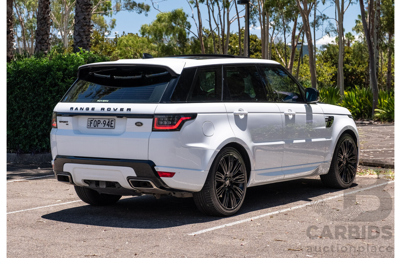 09/2020 Land Rover Range Rover Sport SDV6 HSE Dynamic (225kW AWD) L494 MY20.5 4d Wagon Fuji White Turbo Diesel V6 3.0L - 7 Seater