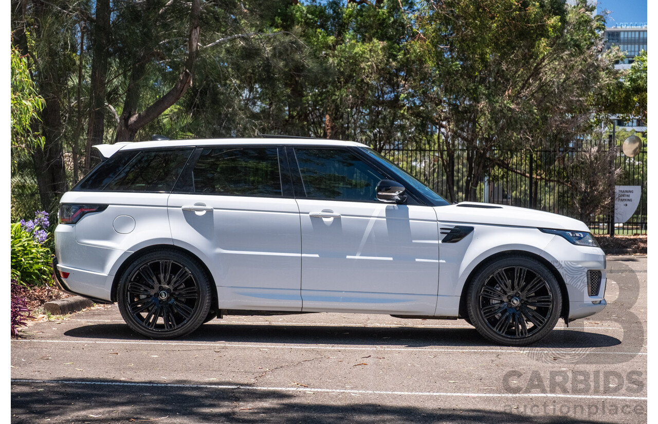 09/2020 Land Rover Range Rover Sport SDV6 HSE Dynamic (225kW AWD) L494 MY20.5 4d Wagon Fuji White Turbo Diesel V6 3.0L - 7 Seater