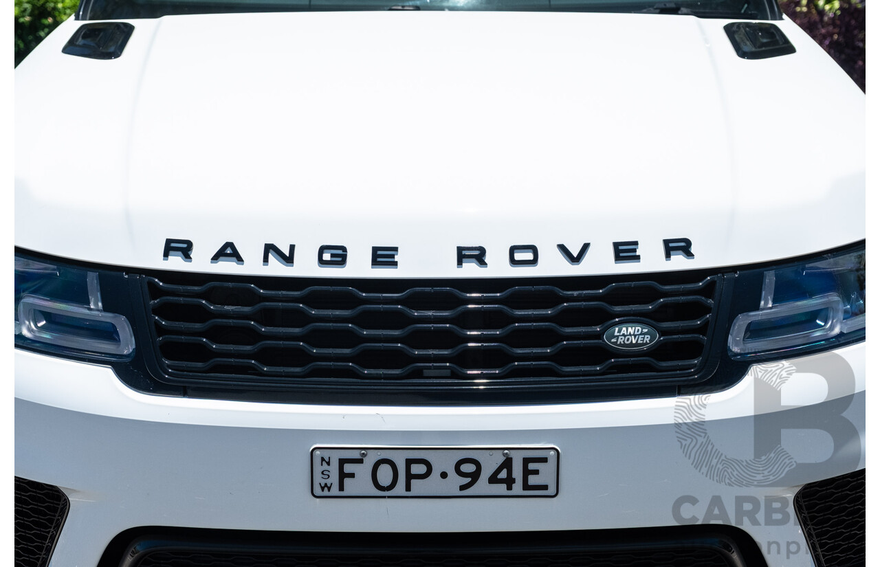 09/2020 Land Rover Range Rover Sport SDV6 HSE Dynamic (225kW AWD) L494 MY20.5 4d Wagon Fuji White Turbo Diesel V6 3.0L - 7 Seater