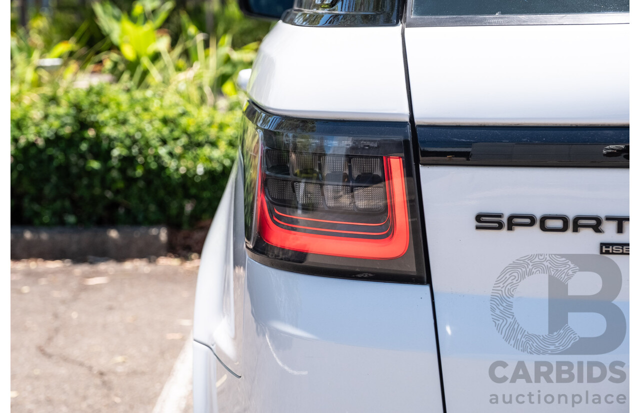 09/2020 Land Rover Range Rover Sport SDV6 HSE Dynamic (225kW AWD) L494 MY20.5 4d Wagon Fuji White Turbo Diesel V6 3.0L - 7 Seater