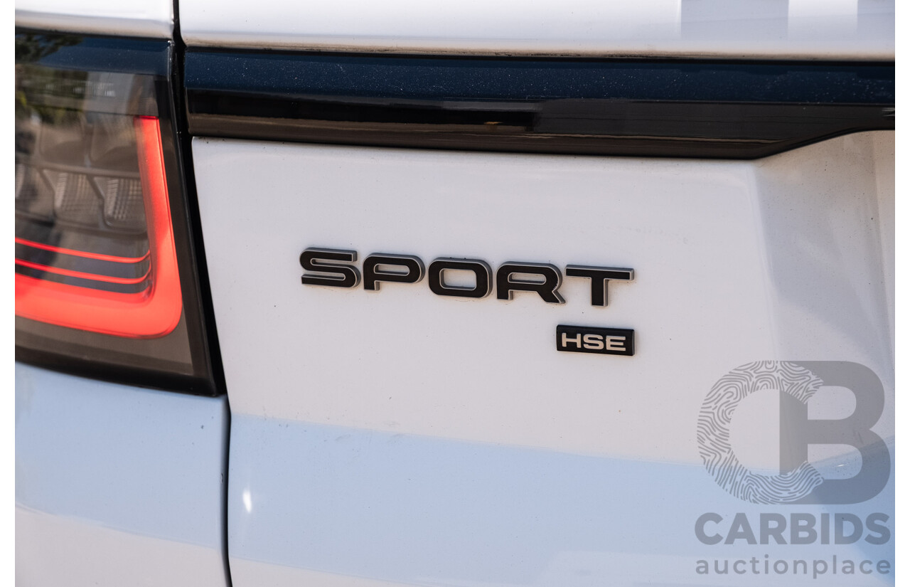 09/2020 Land Rover Range Rover Sport SDV6 HSE Dynamic (225kW AWD) L494 MY20.5 4d Wagon Fuji White Turbo Diesel V6 3.0L - 7 Seater