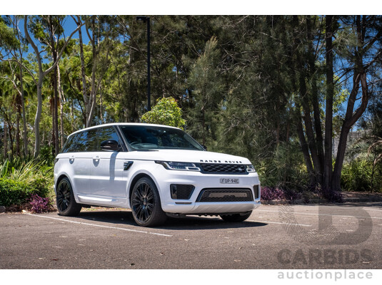 09/2020 Land Rover Range Rover Sport SDV6 HSE Dynamic (225kW AWD) L494 MY20.5 4d Wagon Fuji White Turbo Diesel V6 3.0L - 7 Seater