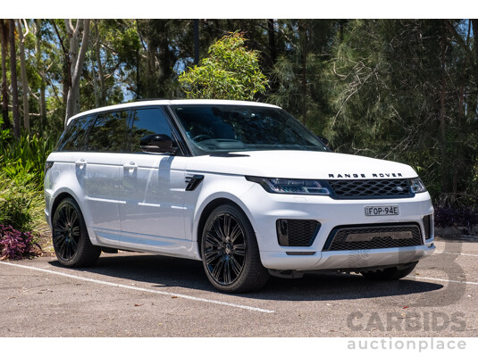 09/2020 Land Rover Range Rover Sport SDV6 HSE Dynamic (225kW AWD) L494 MY20.5 4d Wagon Fuji White Turbo Diesel V6 3.0L - 7 Seater