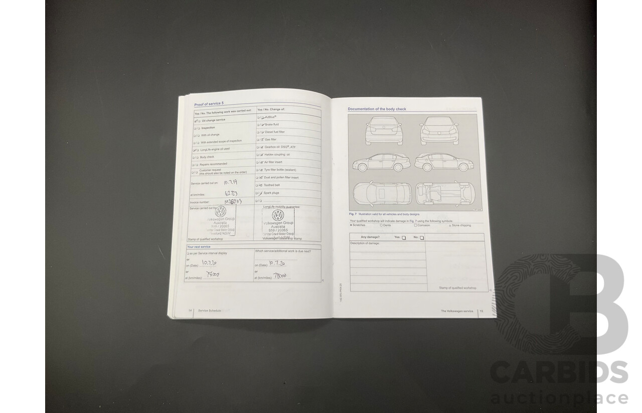 7/2014 Volkswagen Passat 118 TSI 3C MY14.5 4d Sedan Night Blue Metallic Turbo 1.8L